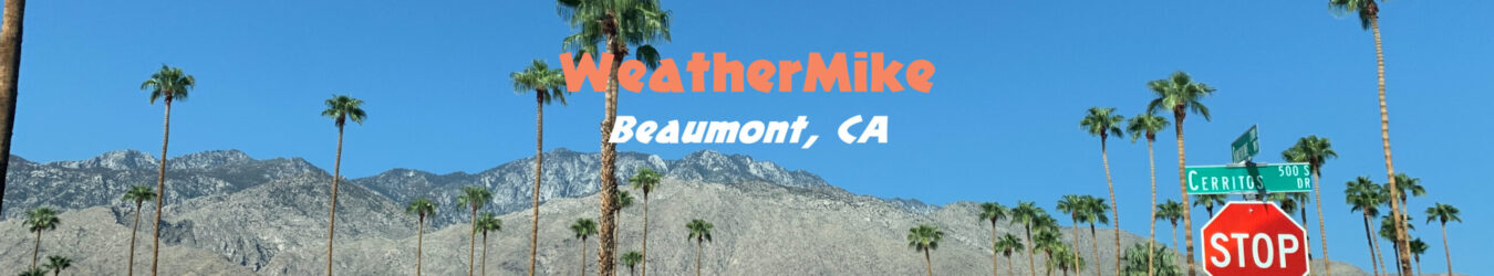 WeatherMike Banner - Palm Springs, CA