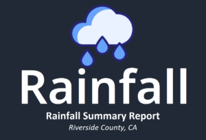 Rainfall Summary Report